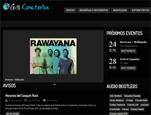 Tablet Screenshot of gdlconciertos.com